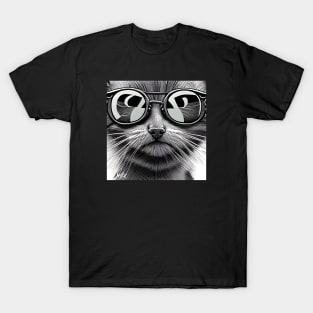 Cat with Sunglass T-Shirt